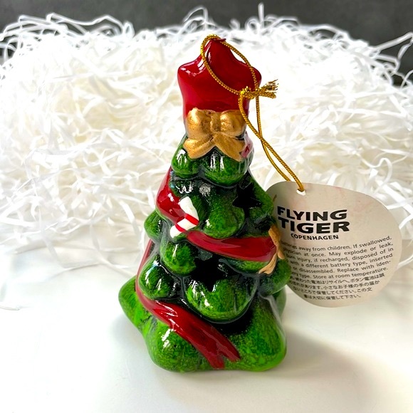 Flying Tiger Holiday Flying Tiger Ceramic Christmas Tree Ornament